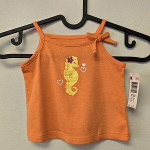 Wonderkids Seahorse Tank top Orange 6-9M